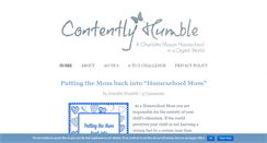 Desktop Screenshot of contentlyhumble.com